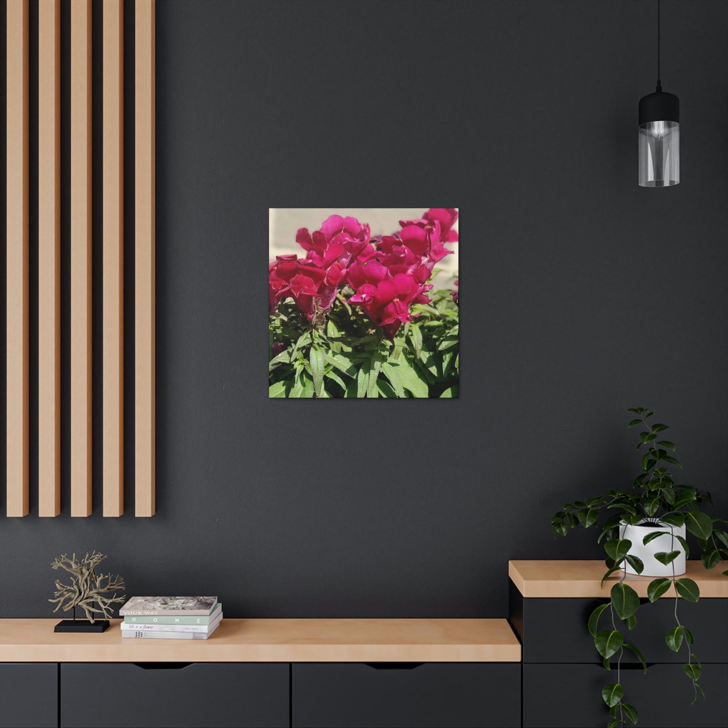 Magenta Snapdragon | Wall Art Canvas | High Bloom Collection | Life By Ortavia