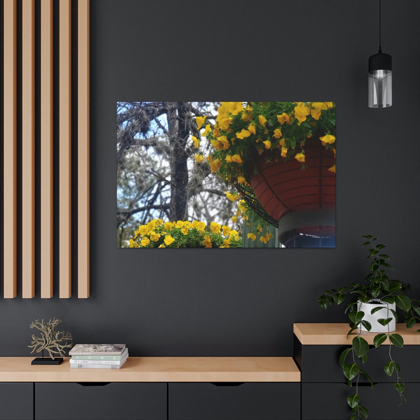 Yellow Pansies Downtown | Wall Art Canvas | High Bloom Collection | Life By Ortavia