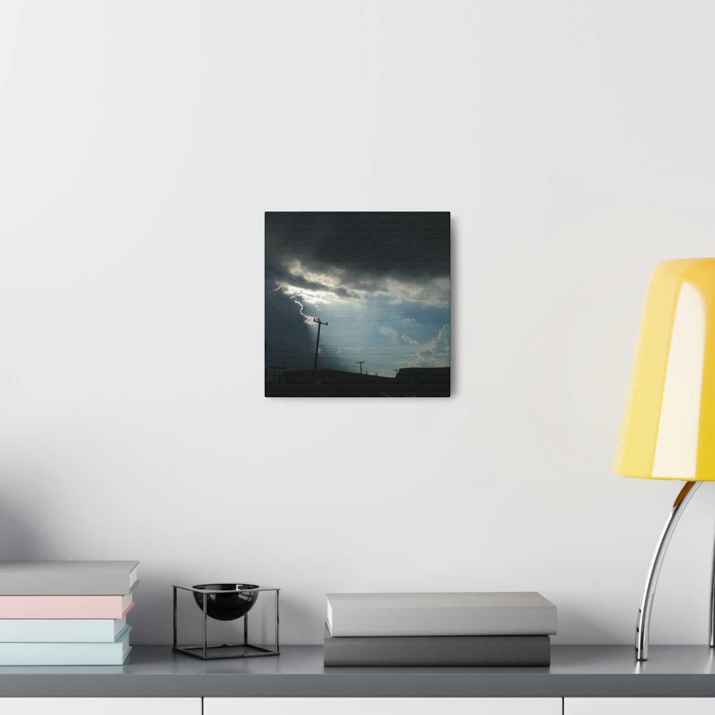 Sun Through Dark Clouds | Wall Art Canvas | Heavens Collection