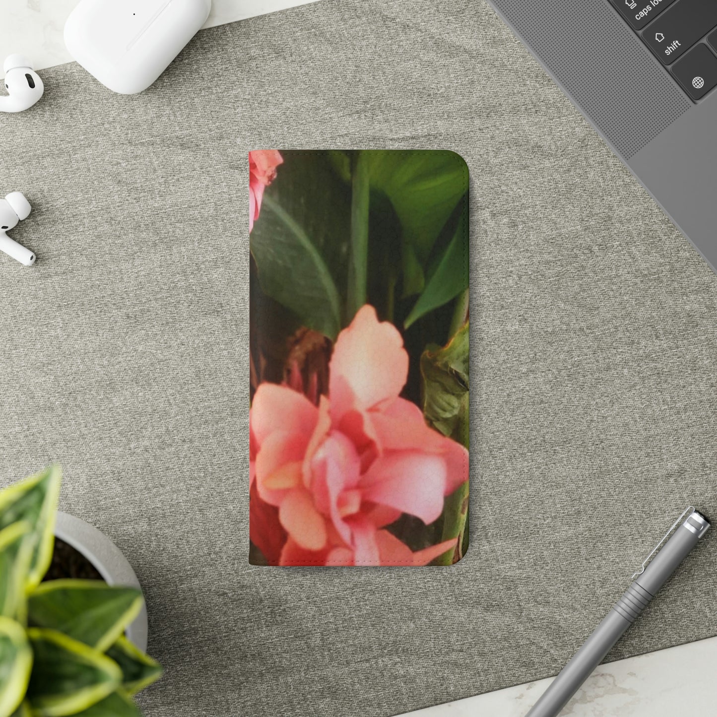 Pink Canna | Folio Phone Case | HIgh Bloom Collection | Life By Ortavia