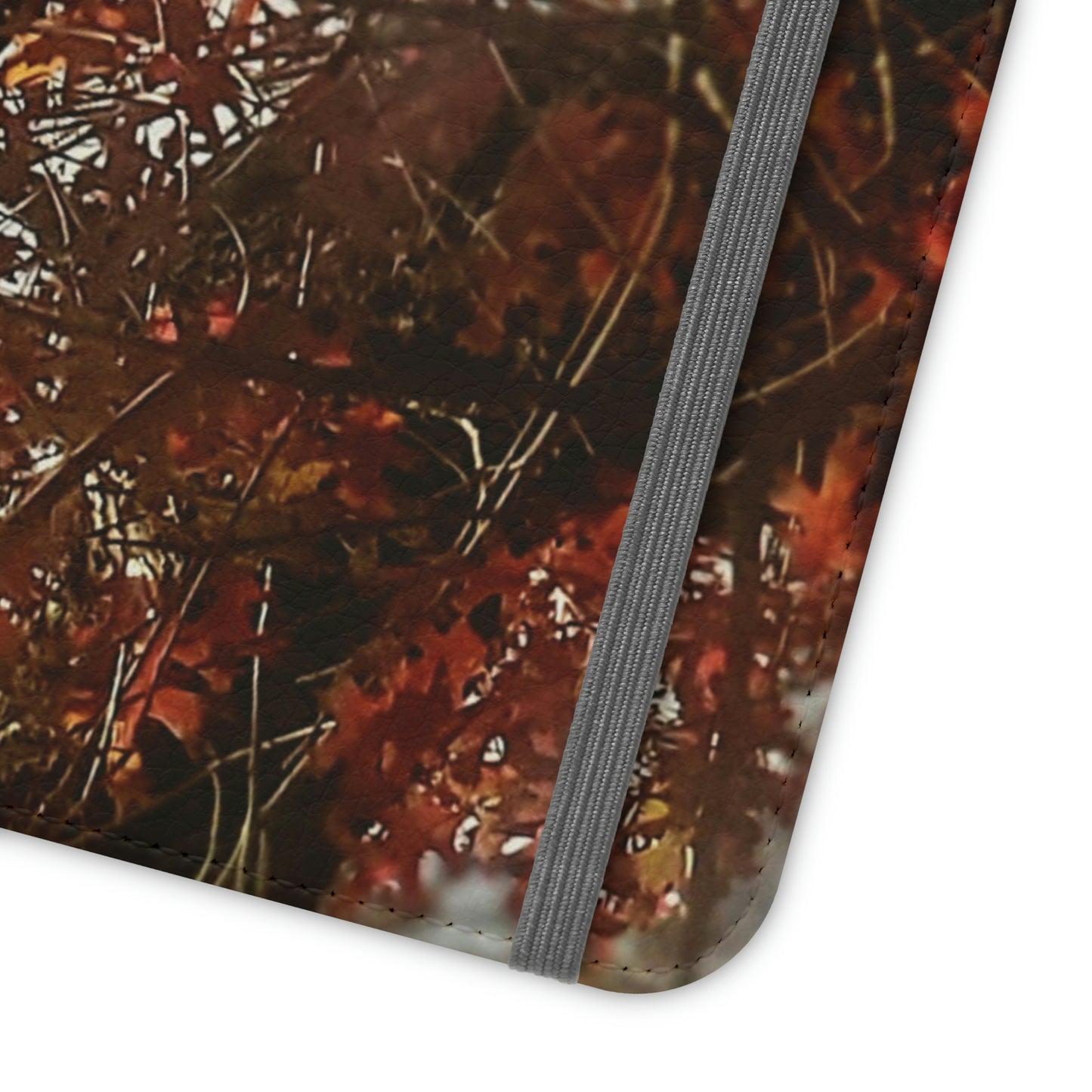 Red Autumn Leaves | Folio Phone Case | High Bloom Collection | Life By Ortavia