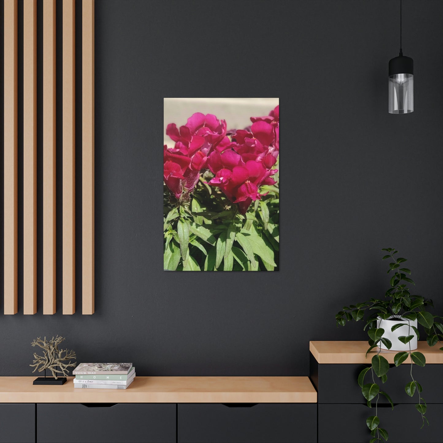 Magenta Snapdragon | Wall Art Canvas | High Bloom Collection | Life By Ortavia