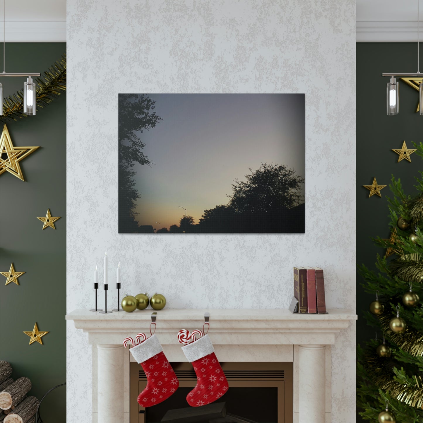 Rainbow Sunset | Wall Art Canvas | Heavens Collection | Life By Ortavia