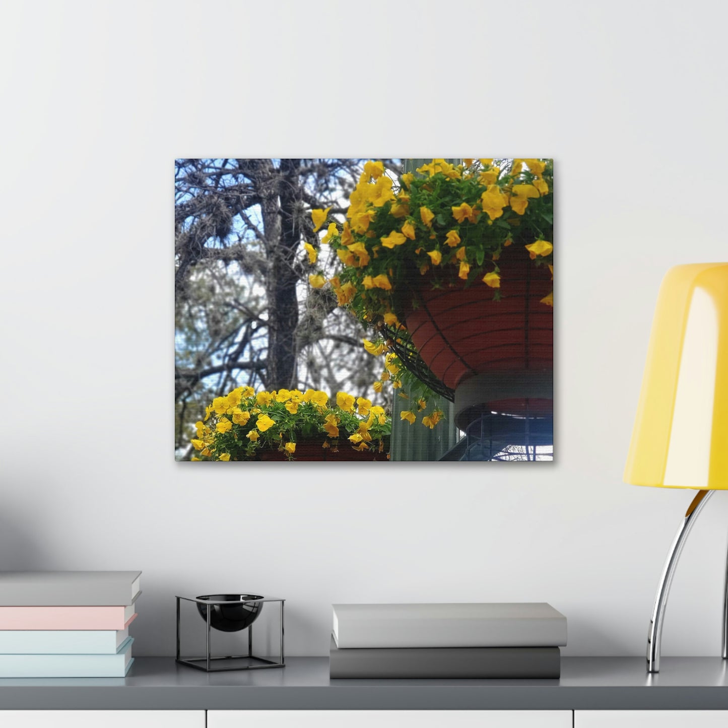 Yellow Pansies Downtown | Wall Art Canvas | High Bloom Collection | Life By Ortavia