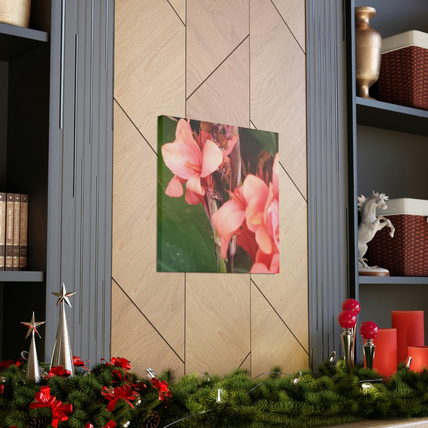 Art Prints & Wall Art, Canvas Gallery with Pink Canna Flower