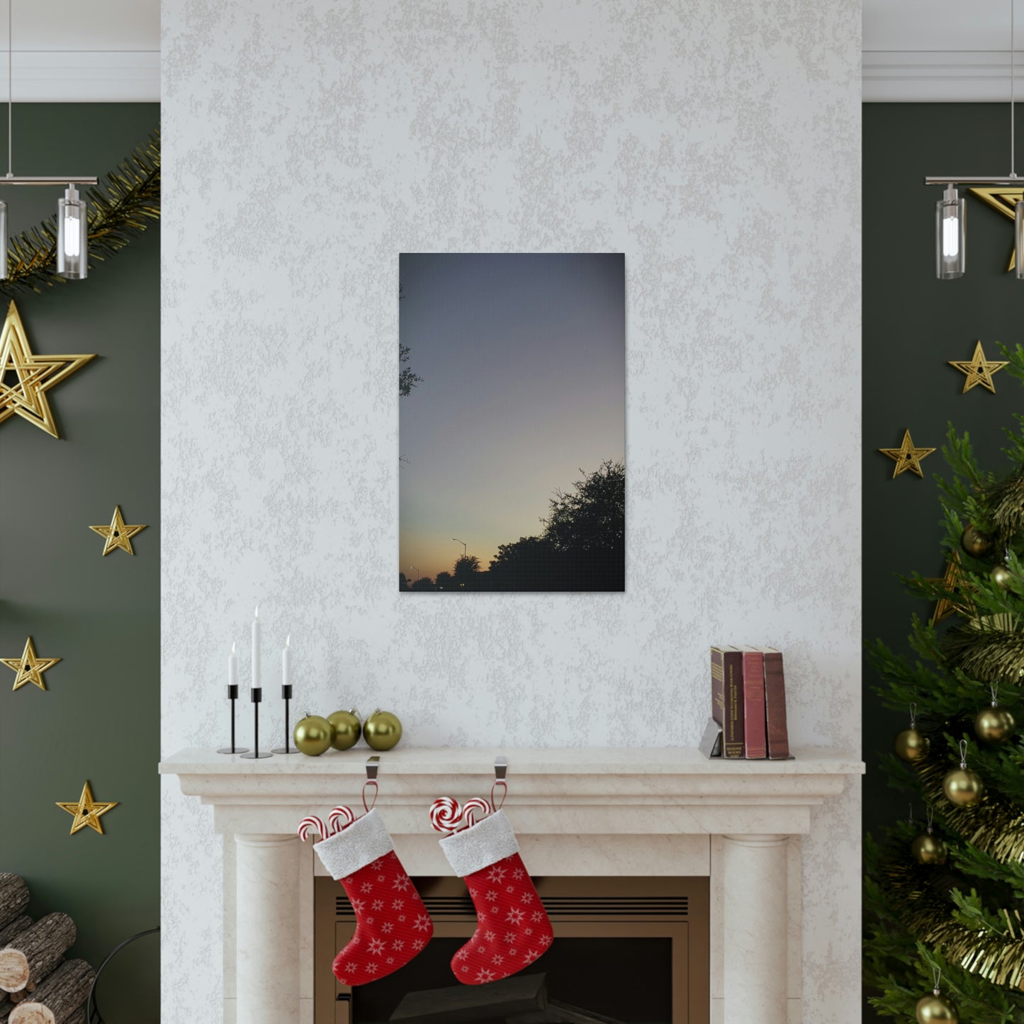 Rainbow Sunset | Wall Art Canvas | Heavens Collection | Life By Ortavia