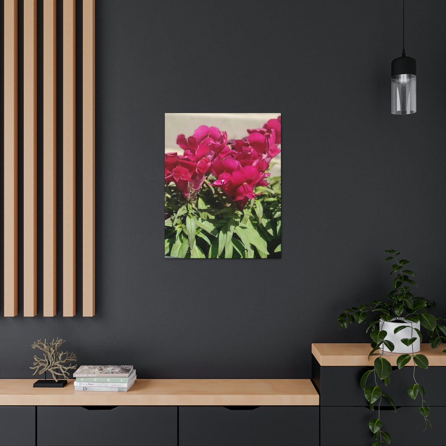 Magenta Snapdragon | Wall Art Canvas | High Bloom Collection | Life By Ortavia