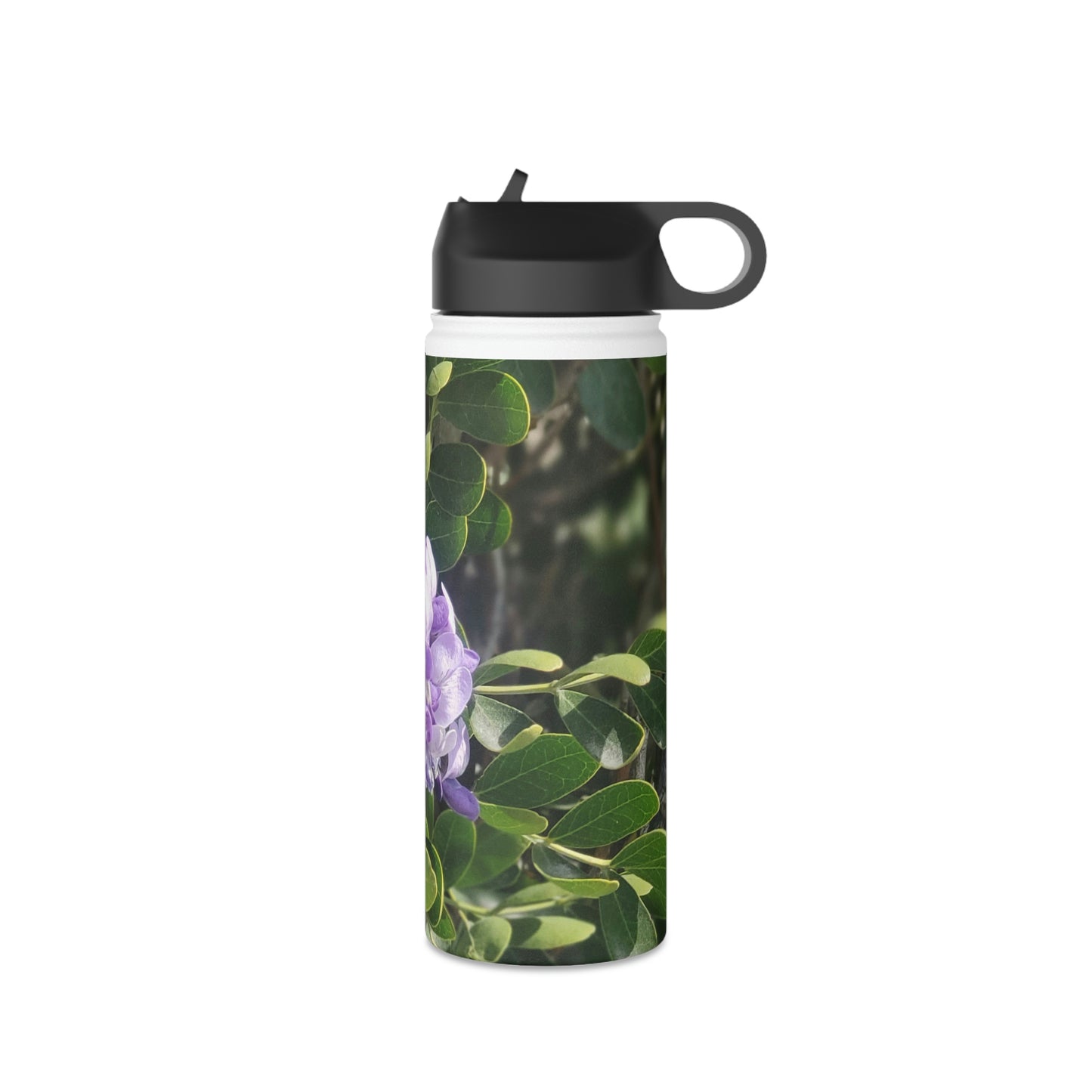 Purple Texas Mountain Laurel | Stainless Steel Water Bottle, Standard Lid