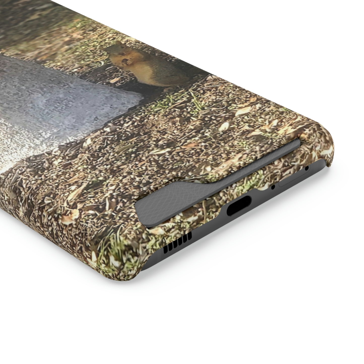 Squirrel and A Nut | Phone Case with Card Holder | Urban Geographic Collection | Life By Ortavia