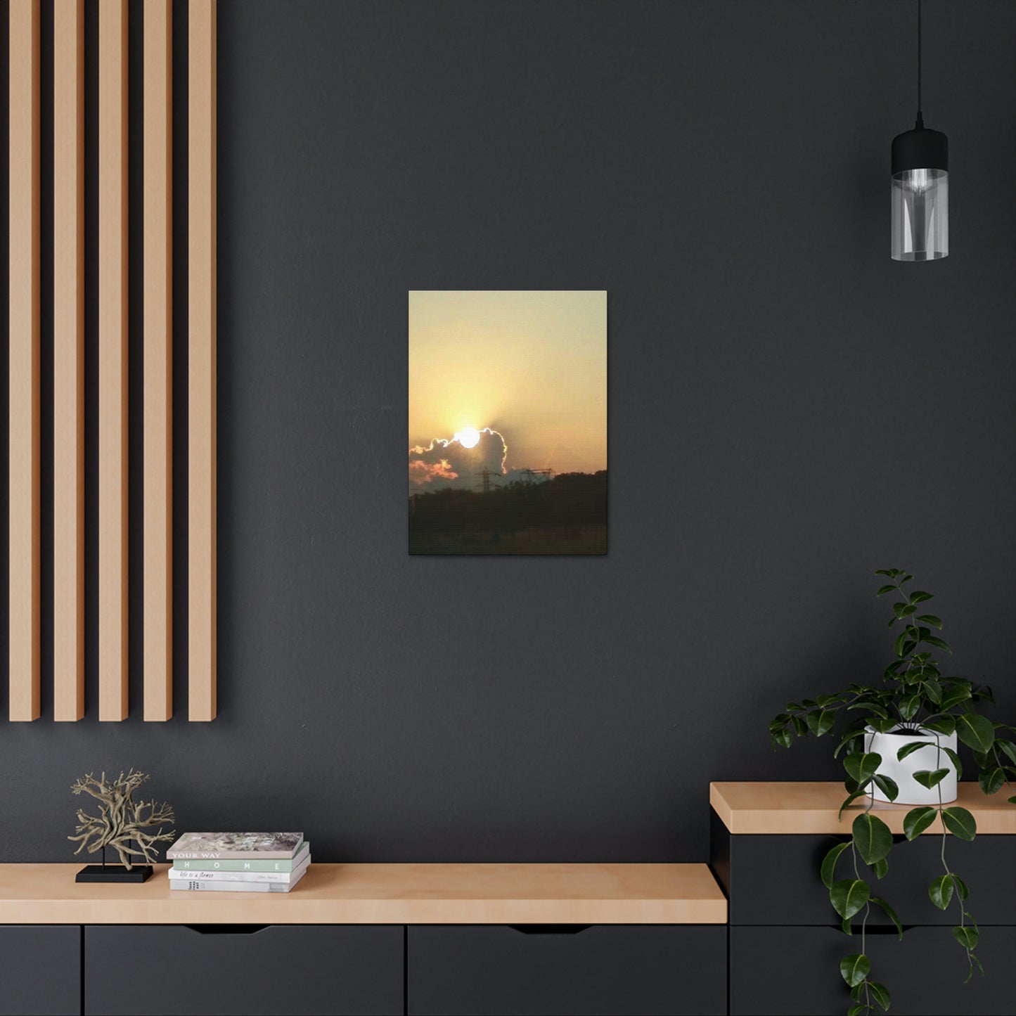 Sun in the Clouds | Wall Art Canvas | Heavens Collection | Life By Ortavia