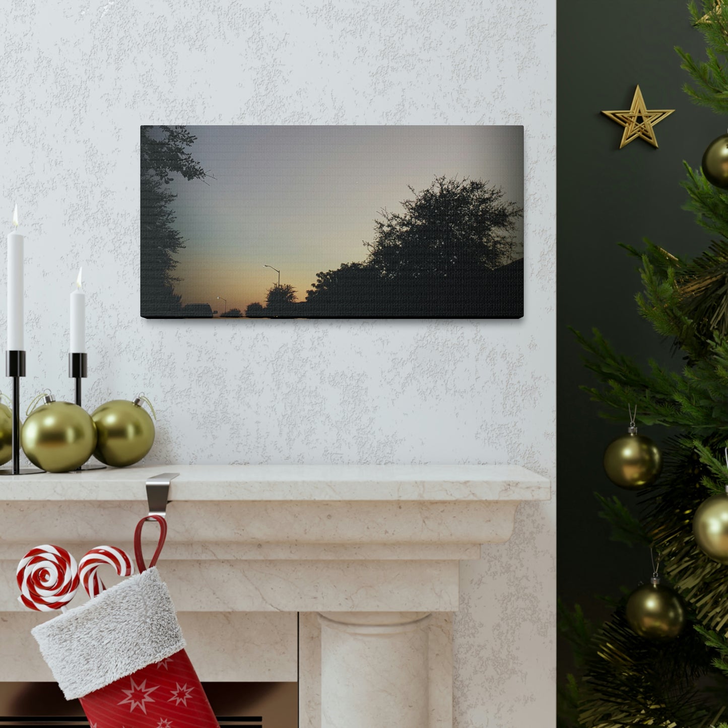 Rainbow Sunset | Wall Art Canvas | Heavens Collection | Life By Ortavia
