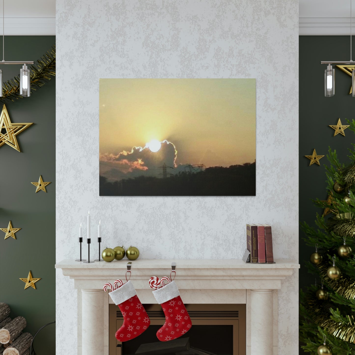 Sun in the Clouds | Wall Art Canvas | Heavens Collection | Life By Ortavia