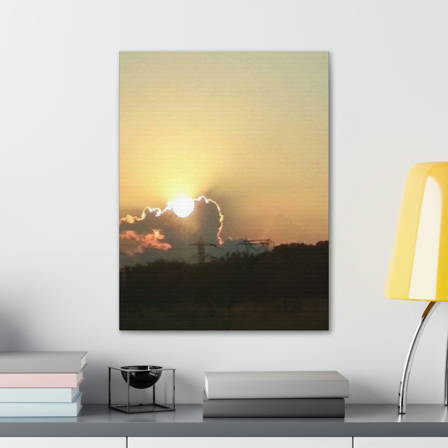 Sun in the Clouds | Wall Art Canvas | Heavens Collection | Life By Ortavia