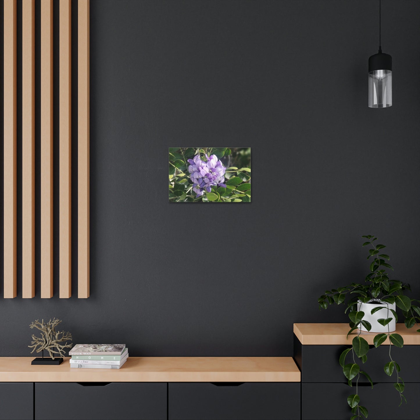 Purple Texas Mountain Laurel | Wall Art Canvas