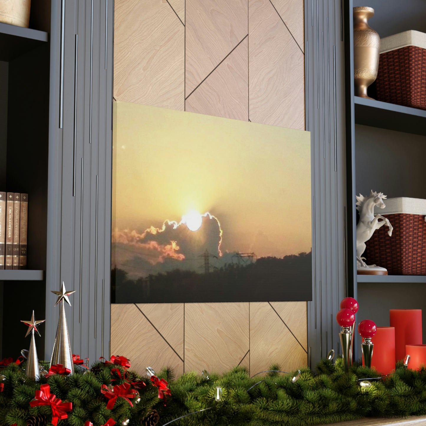 Sun in the Clouds | Wall Art Canvas | Heavens Collection | Life By Ortavia