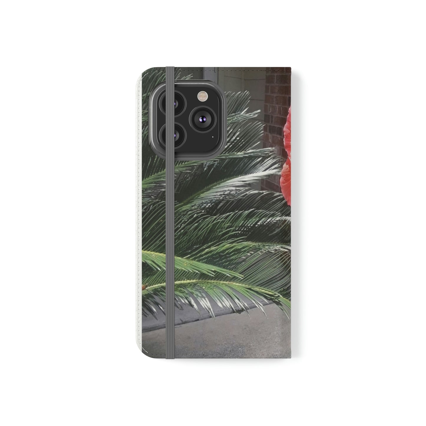Peach Hibiscus | Folio Phone Case | High Bloom Collection | Life By Ortavia