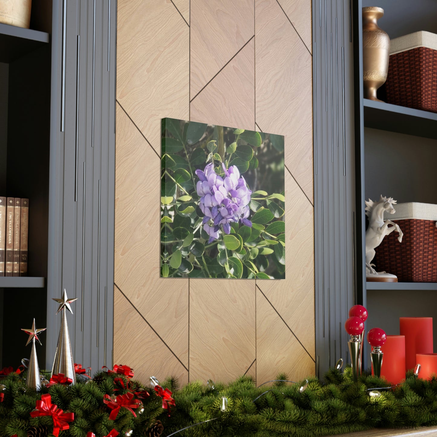 Purple Texas Mountain Laurel | Wall Art Canvas