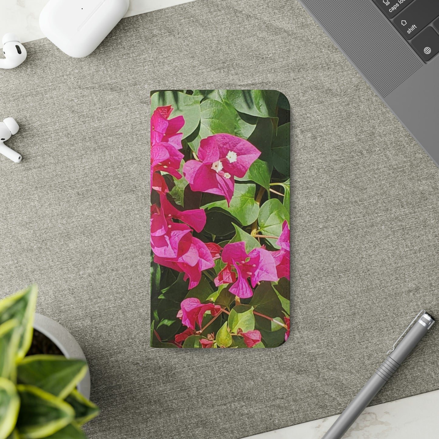 Hot Pink Bougainvillea | Folio Phone Case | High Bloom Collection | Life By Ortavia