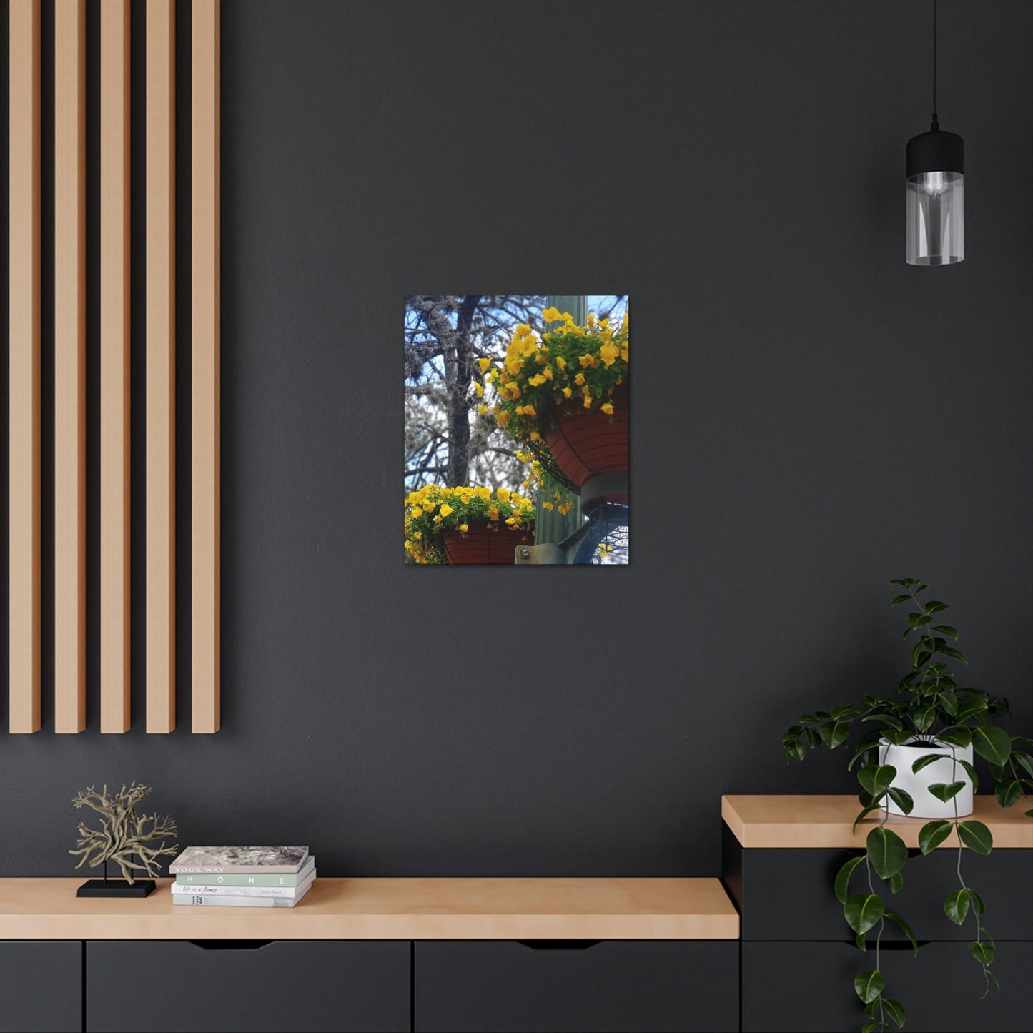 Yellow Pansies Downtown | Wall Art Canvas | High Bloom Collection | Life By Ortavia