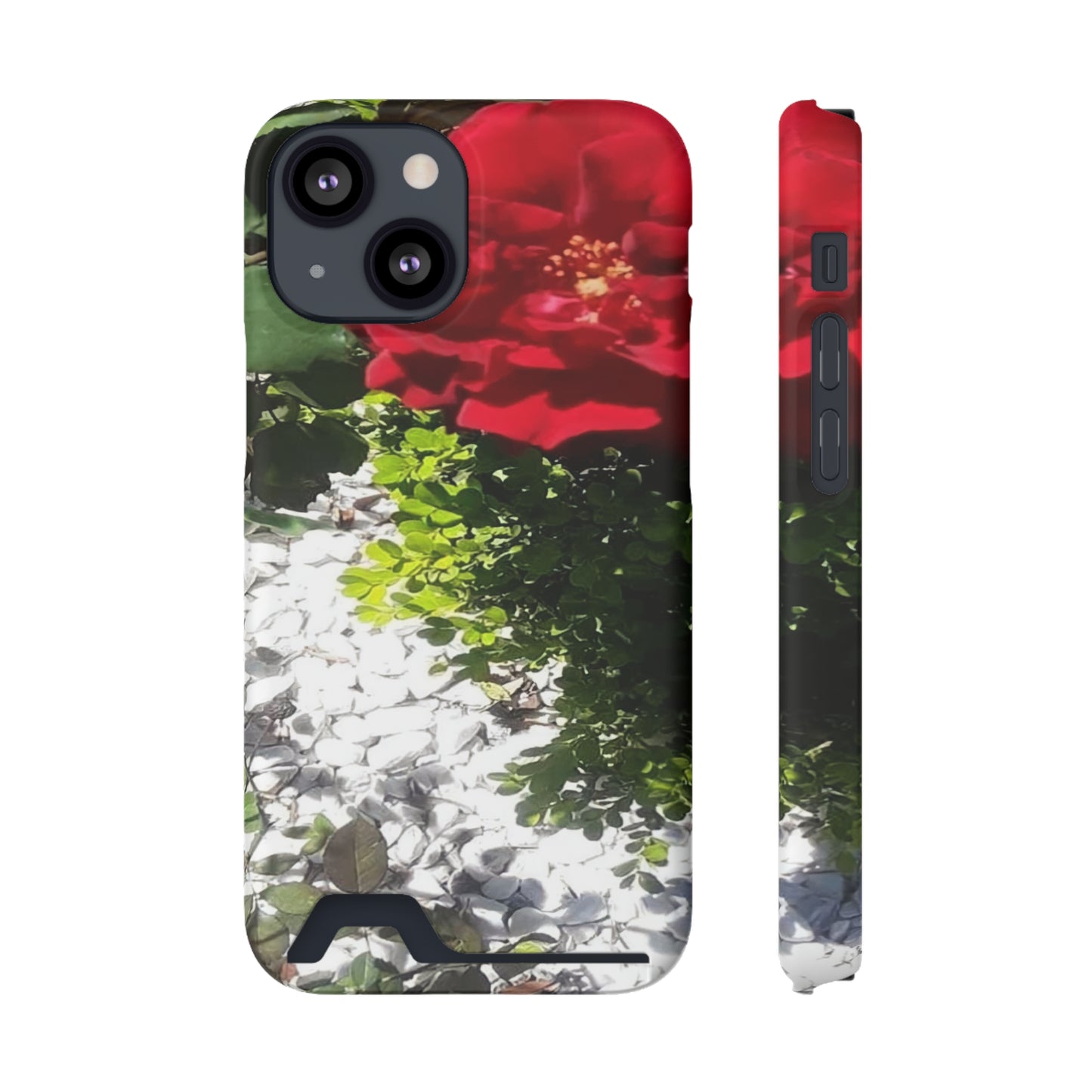 Europeana Red Rose | Phone Case with Card Holder | High Bloom Collection | Life By Ortavia