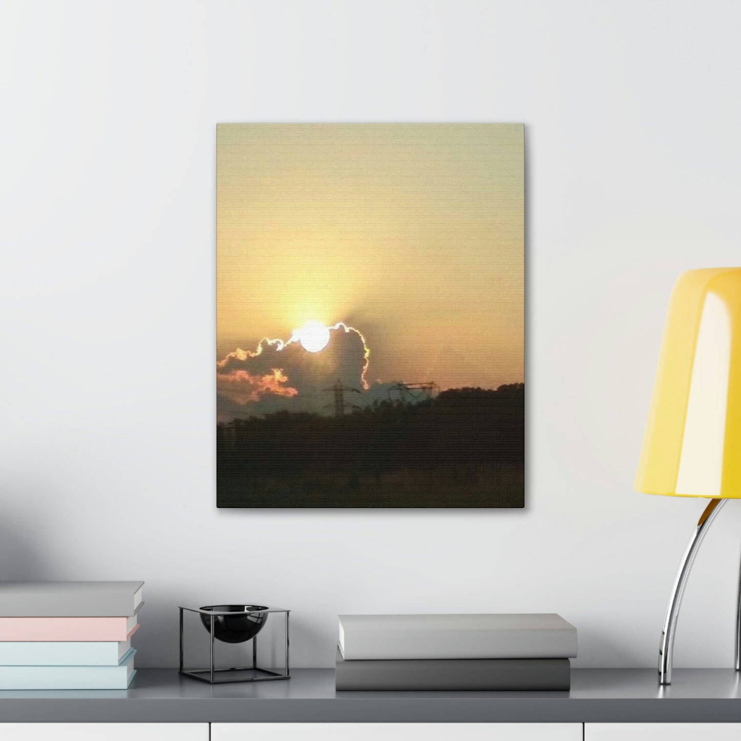 Sun in the Clouds | Wall Art Canvas | Heavens Collection | Life By Ortavia