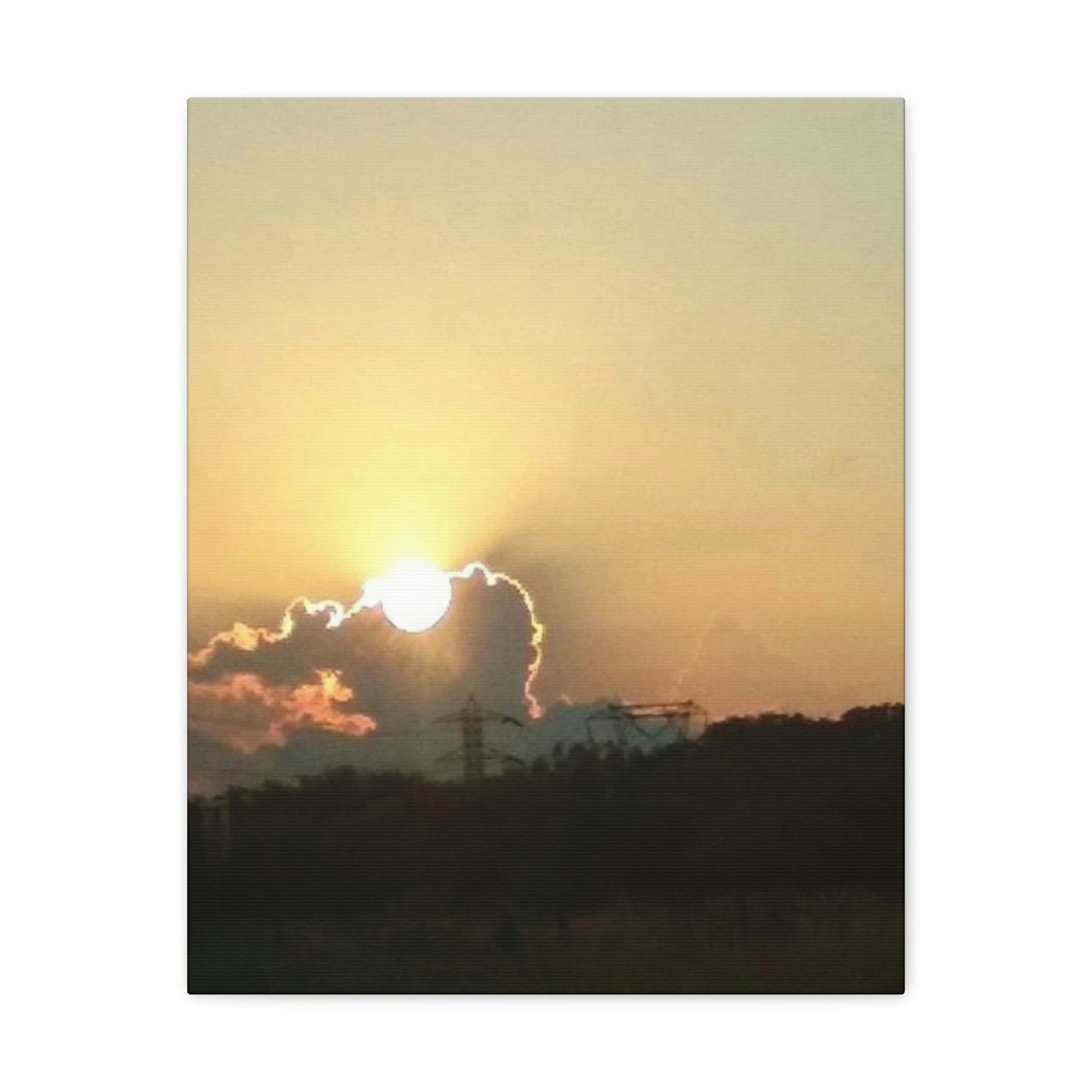 Sun in the Clouds | Wall Art Canvas | Heavens Collection | Life By Ortavia