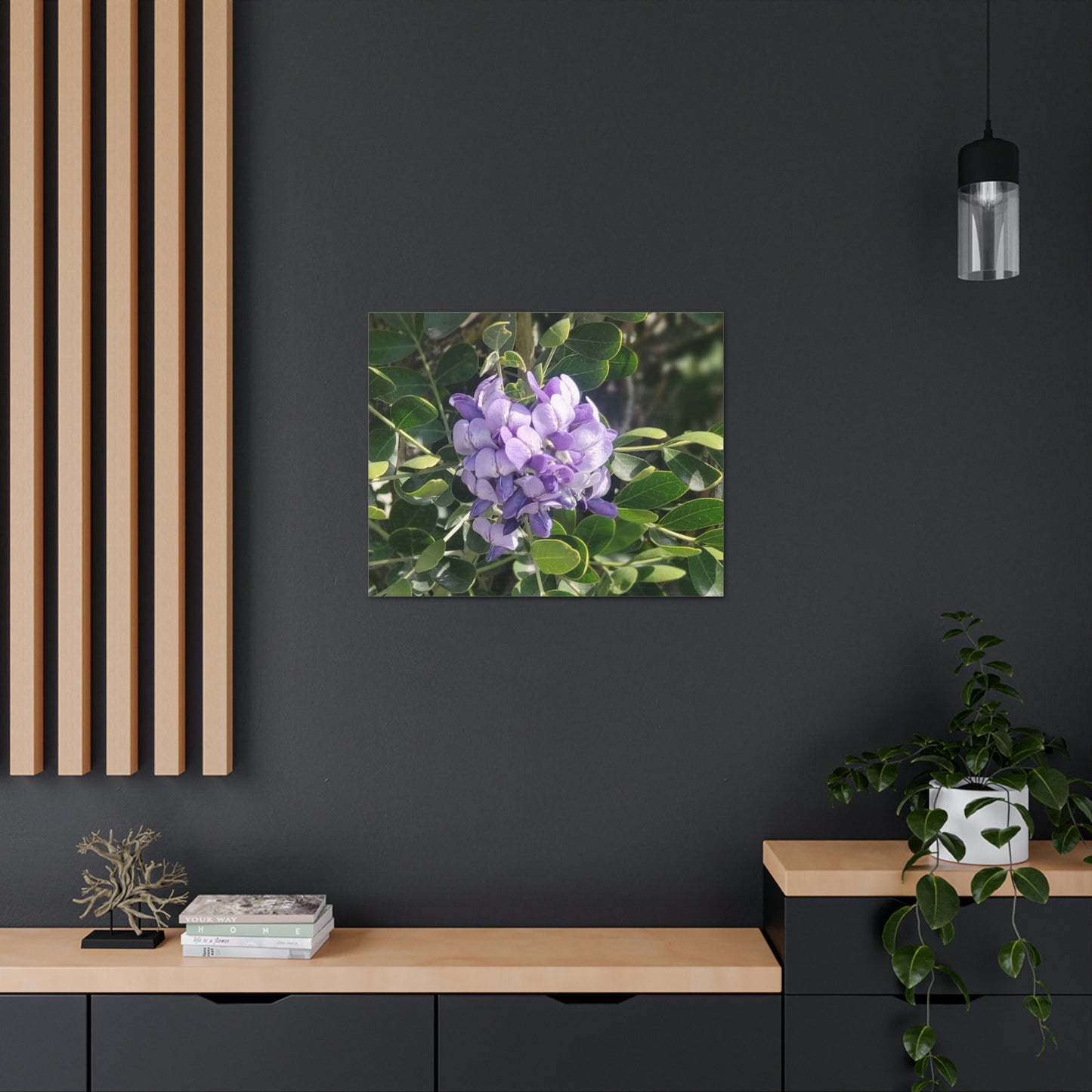 Purple Texas Mountain Laurel | Wall Art Canvas
