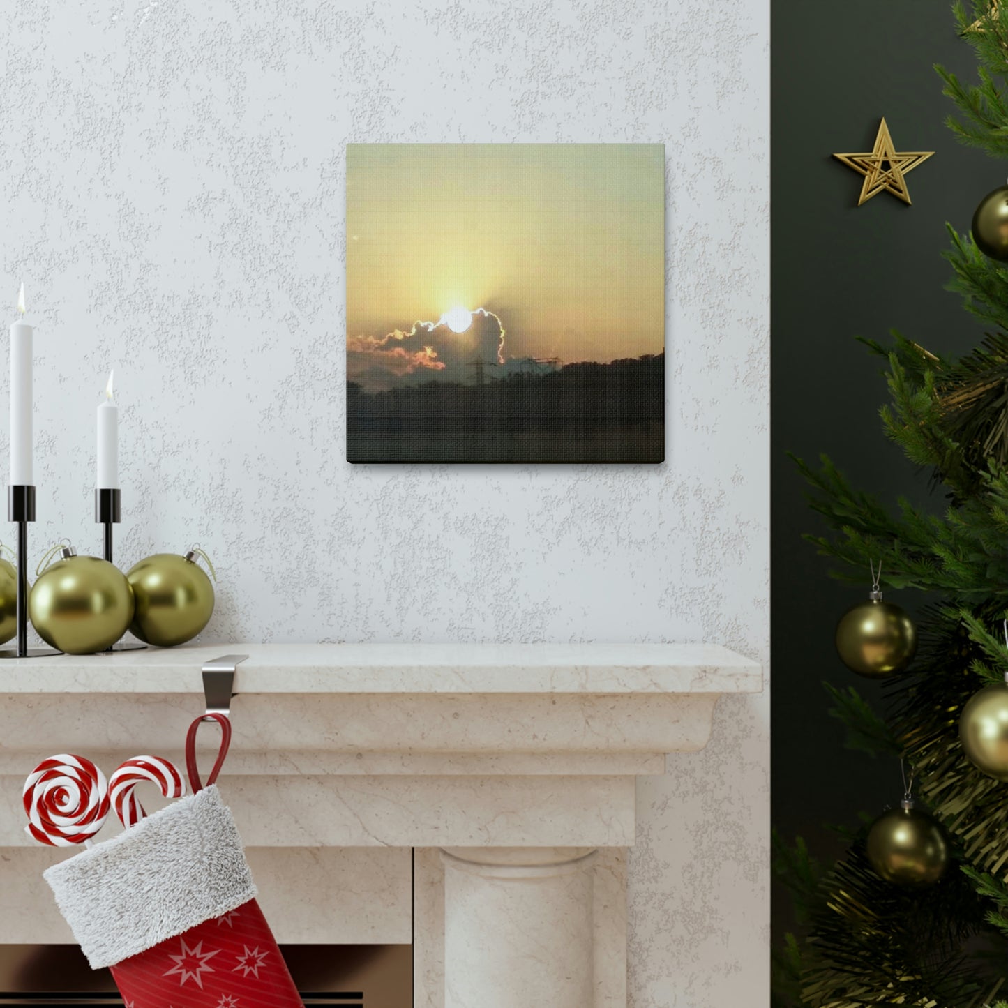 Sun in the Clouds | Wall Art Canvas | Heavens Collection | Life By Ortavia