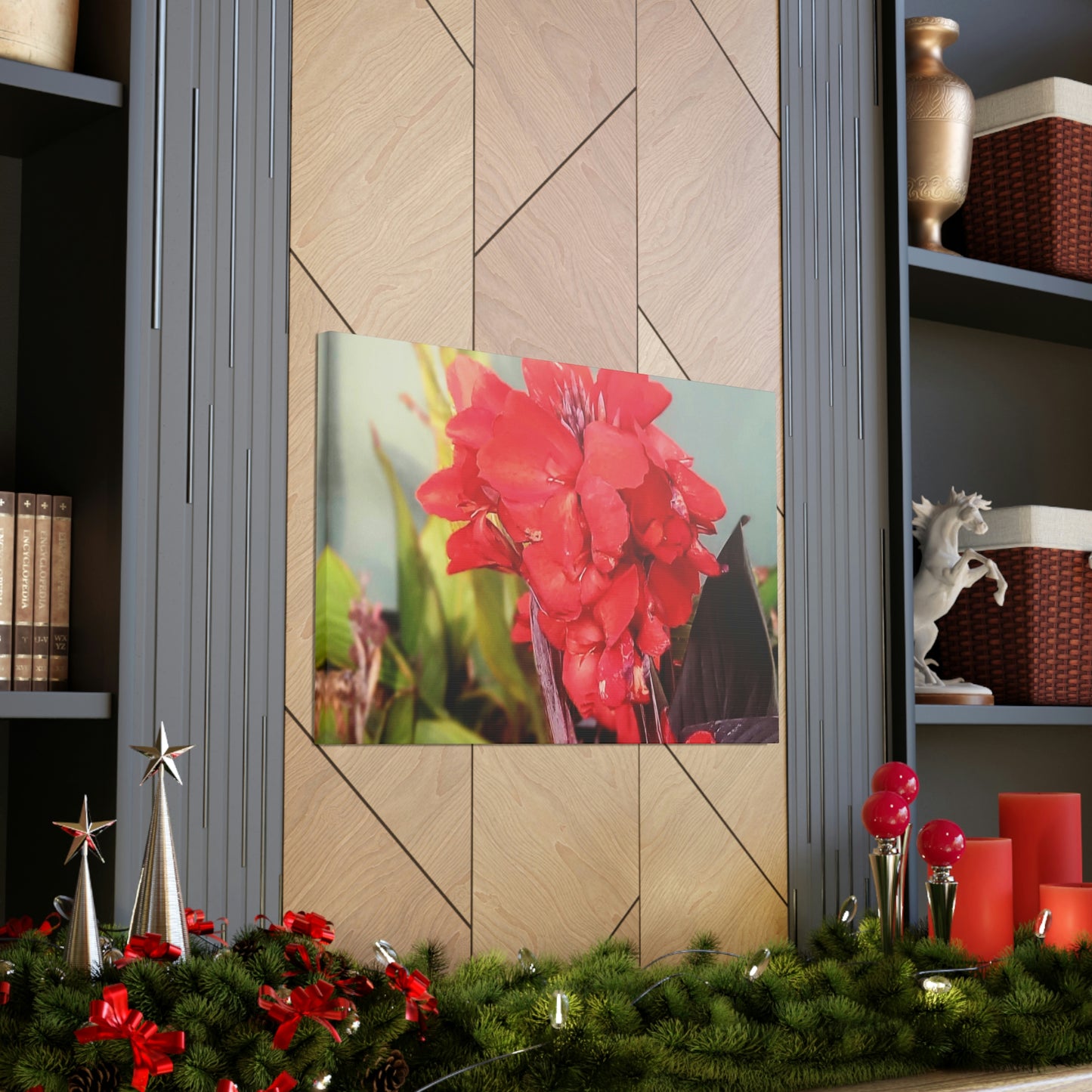 Red Canna | High Bloom Collection | Wall Art Print | Life By Ortavia