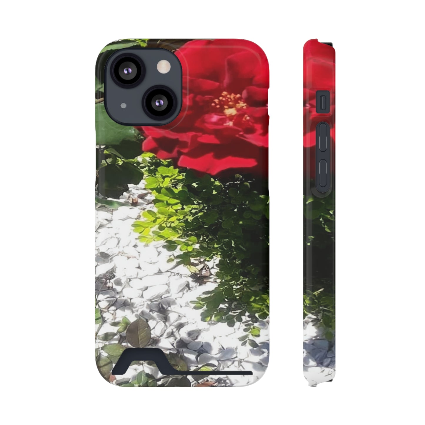 Europeana Red Rose | Phone Case with Card Holder | High Bloom Collection | Life By Ortavia