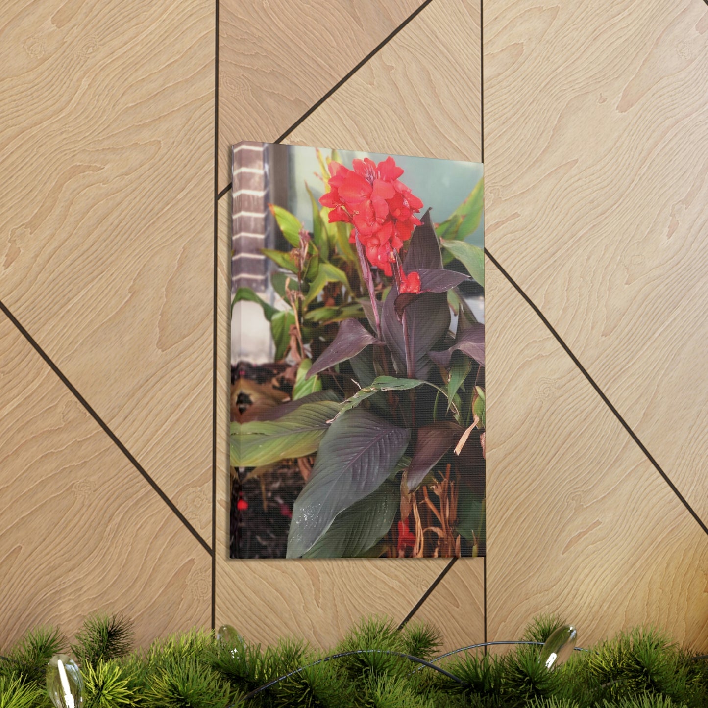 Red Canna | High Bloom Collection | Wall Art Print | Life By Ortavia