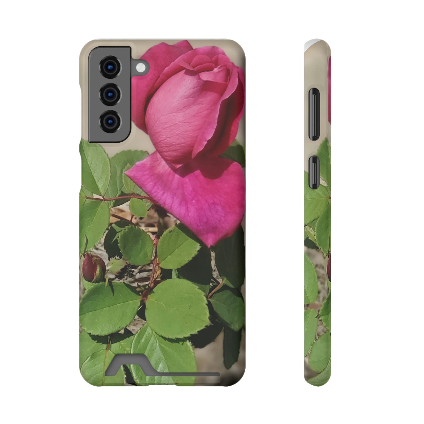 Dear Pink Rosa | Phone Case with Card Holder | High Bloom Collection | Life By Ortavia
