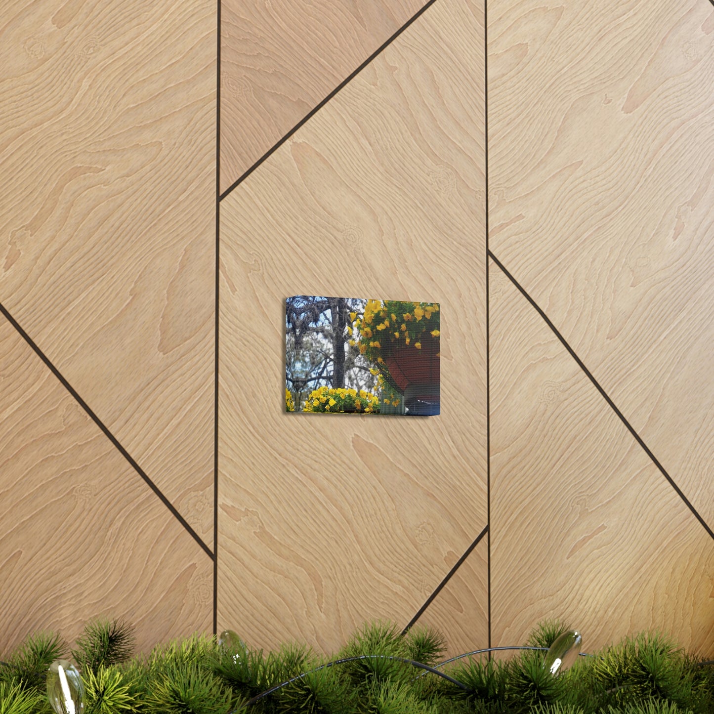 Yellow Pansies Downtown | Wall Art Canvas | High Bloom Collection | Life By Ortavia