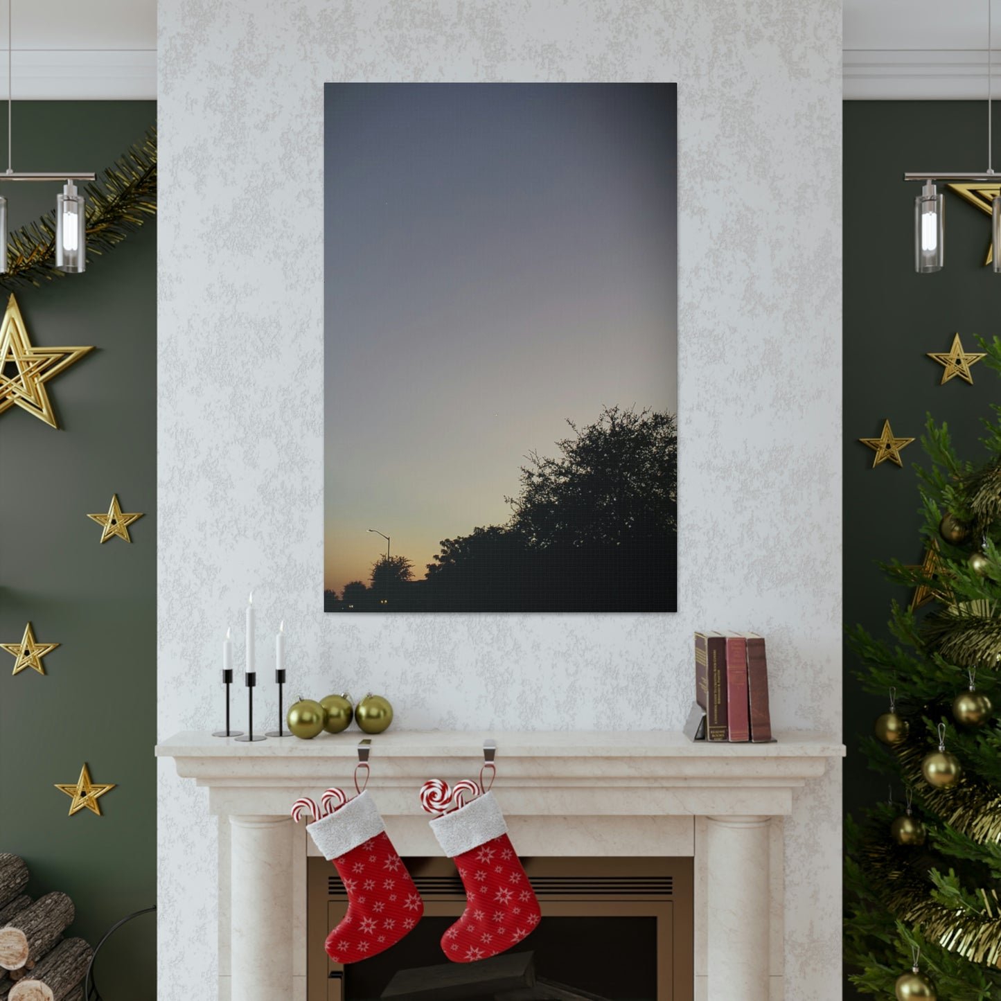 Rainbow Sunset | Wall Art Canvas | Heavens Collection | Life By Ortavia