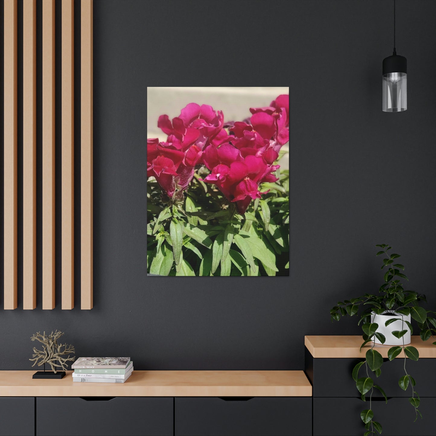 Magenta Snapdragon | Wall Art Canvas | High Bloom Collection | Life By Ortavia