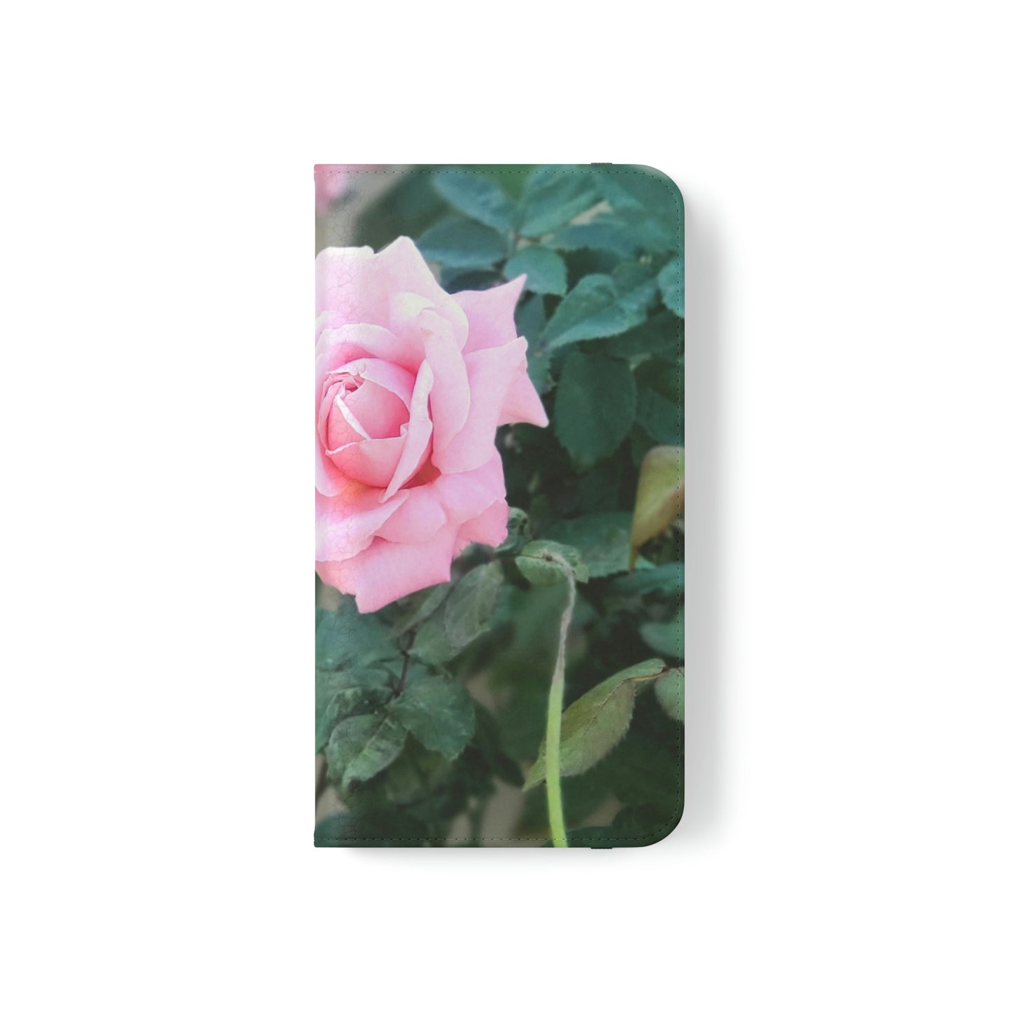 Focus on A Pink Rose | Folio Phone Case | High Bloom Collection | Life By Ortavia