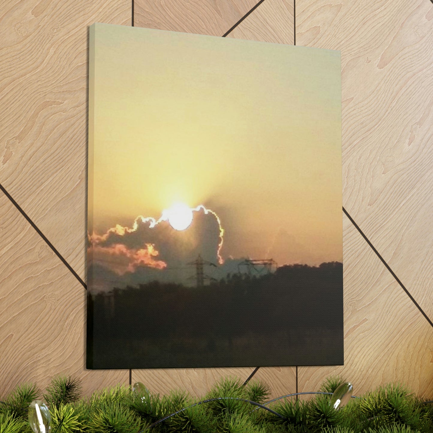 Sun in the Clouds | Wall Art Canvas | Heavens Collection | Life By Ortavia