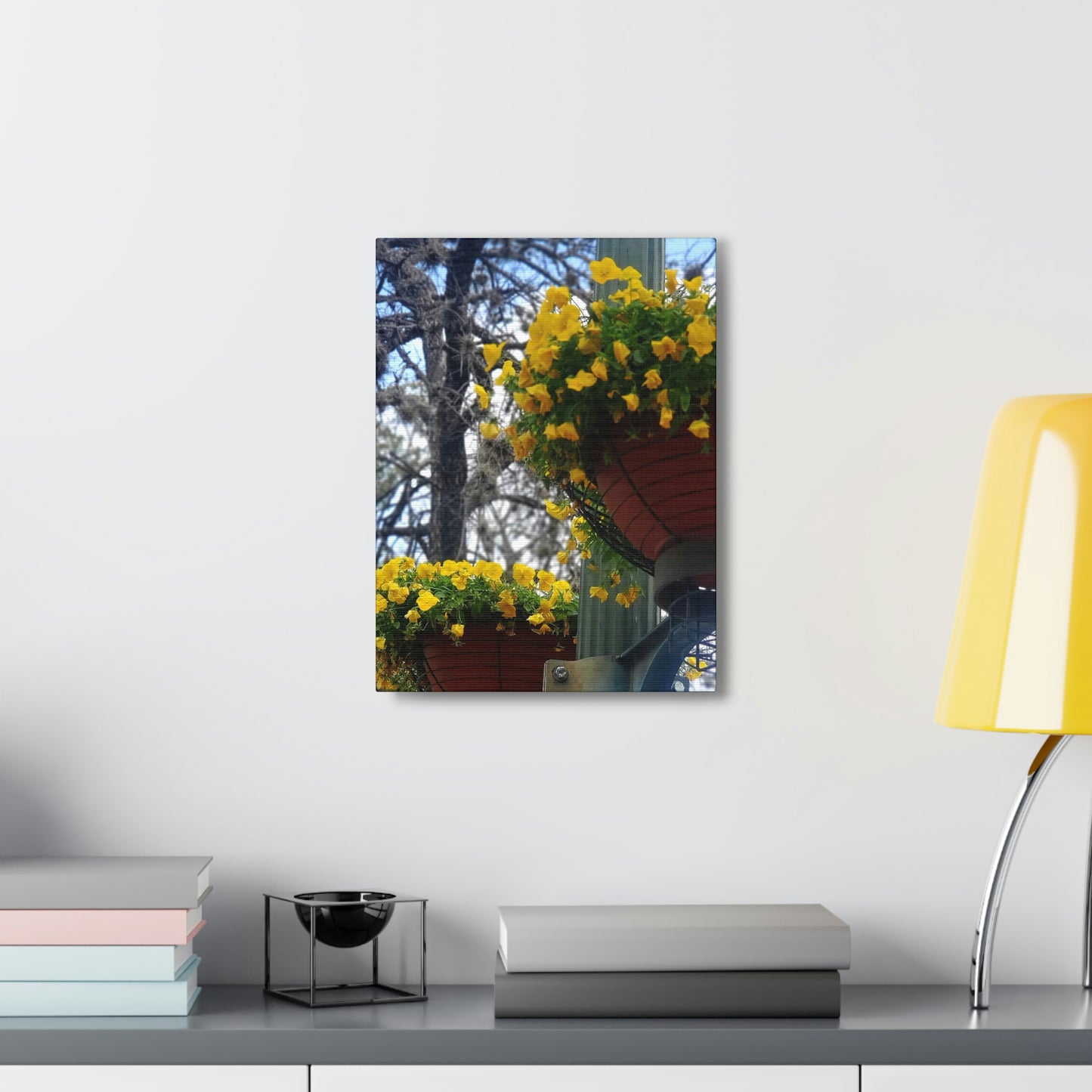 Yellow Pansies Downtown | Wall Art Canvas | High Bloom Collection | Life By Ortavia