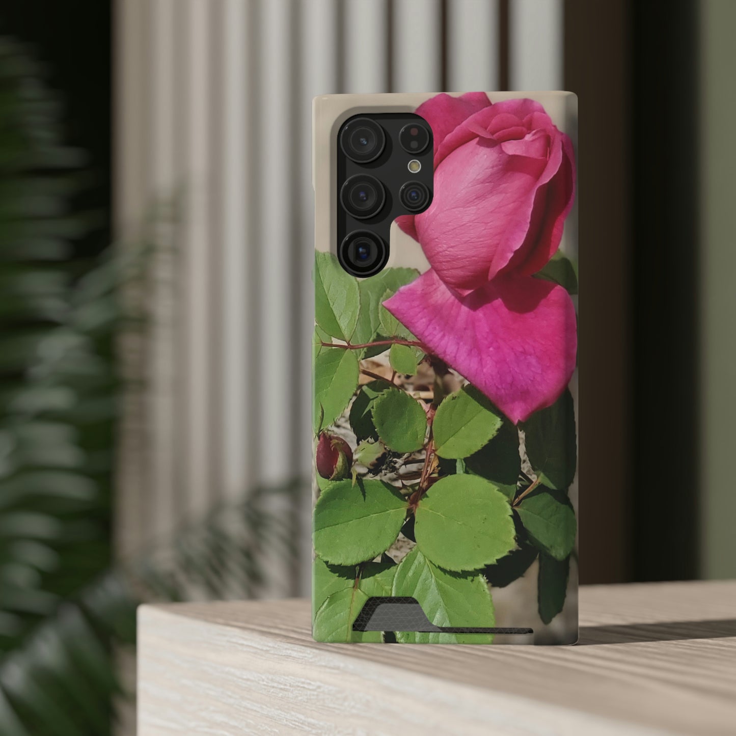 Dear Pink Rosa | Phone Case with Card Holder | High Bloom Collection | Life By Ortavia