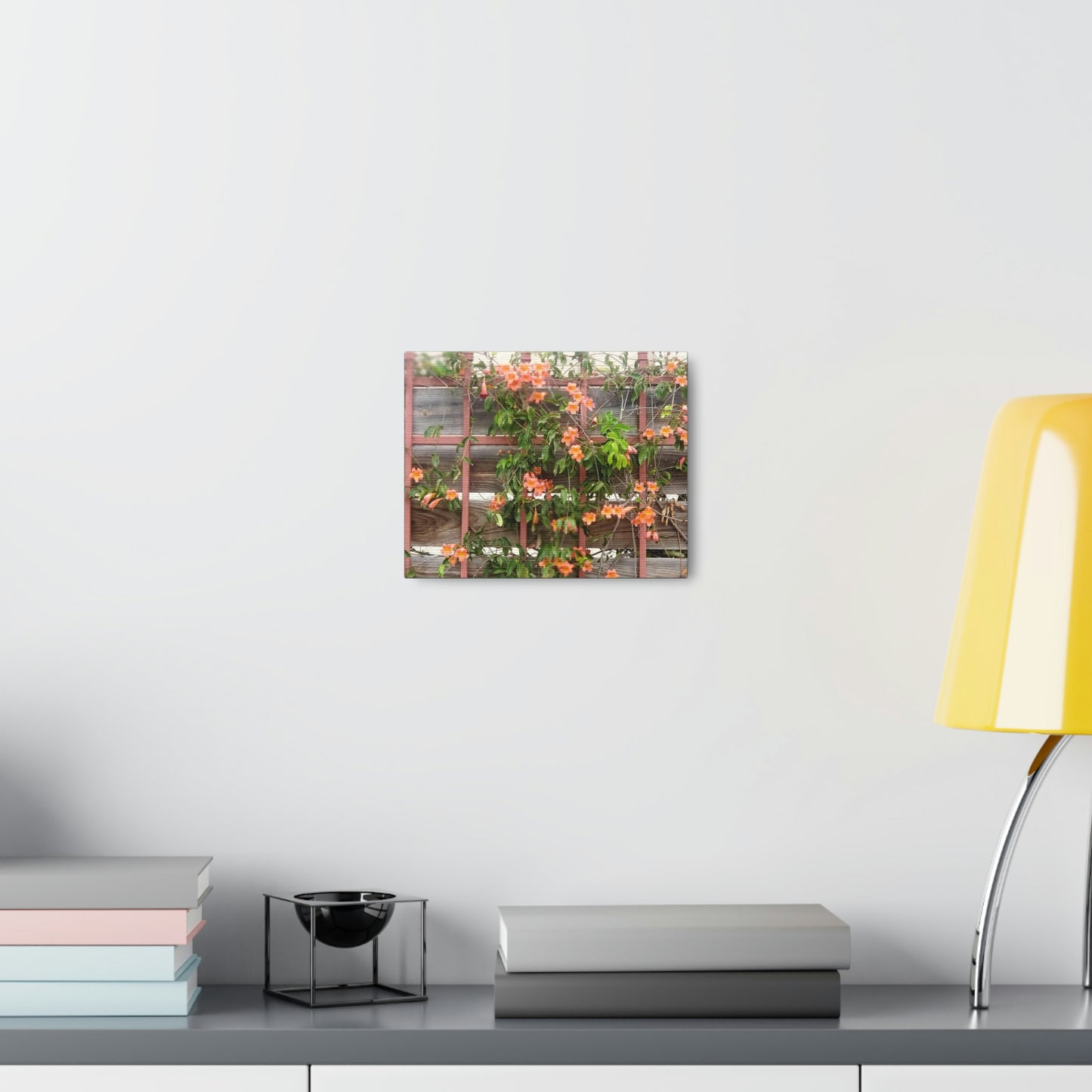 Flowers On A Rugged Fence | Wall Art Canvas | High Bloom Collection | Life By Ortavia
