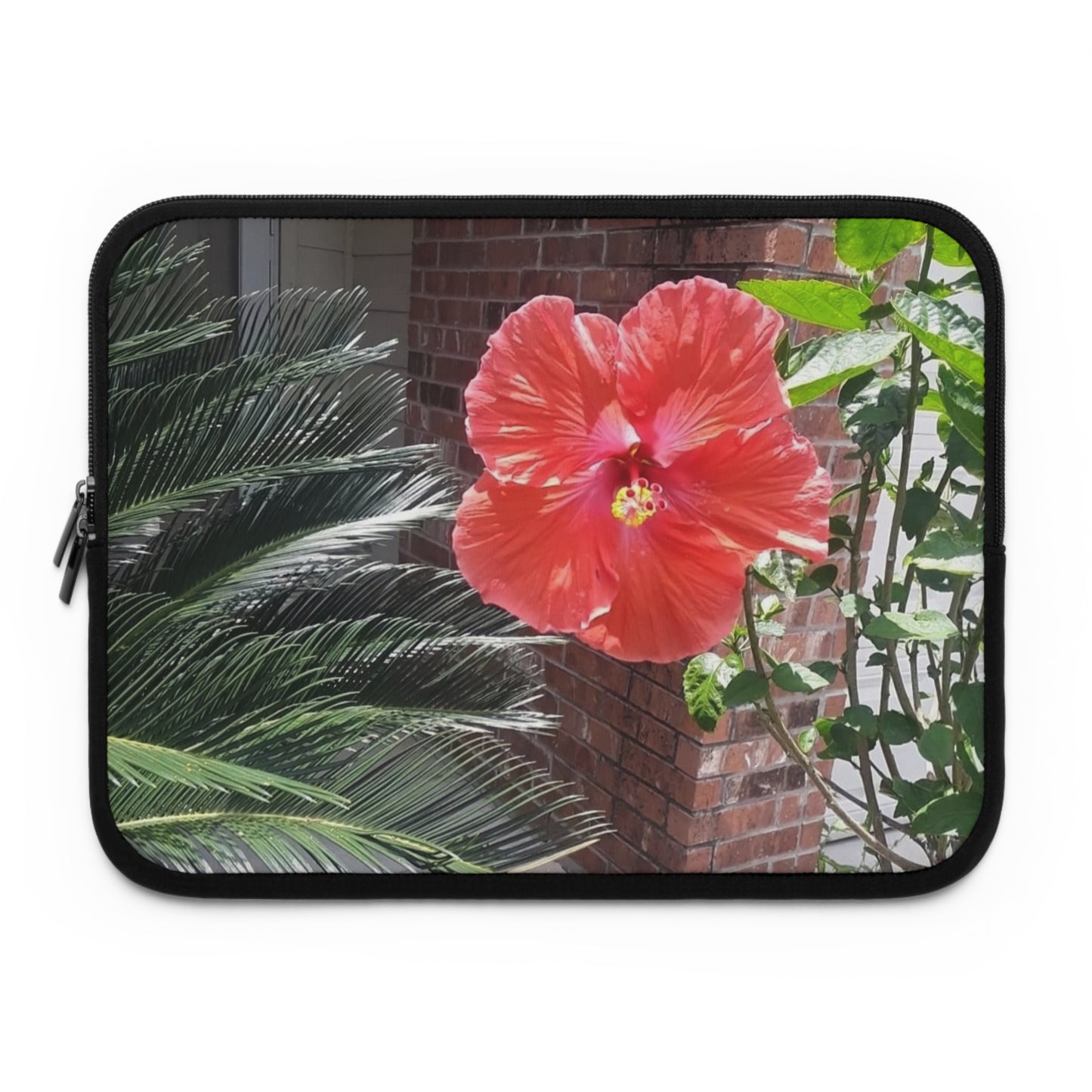 Laptop Sleeve with Peach Hibiscus Flower Design 7 Inch 10 Inch 13 Inch 15 Inch 17 Inch