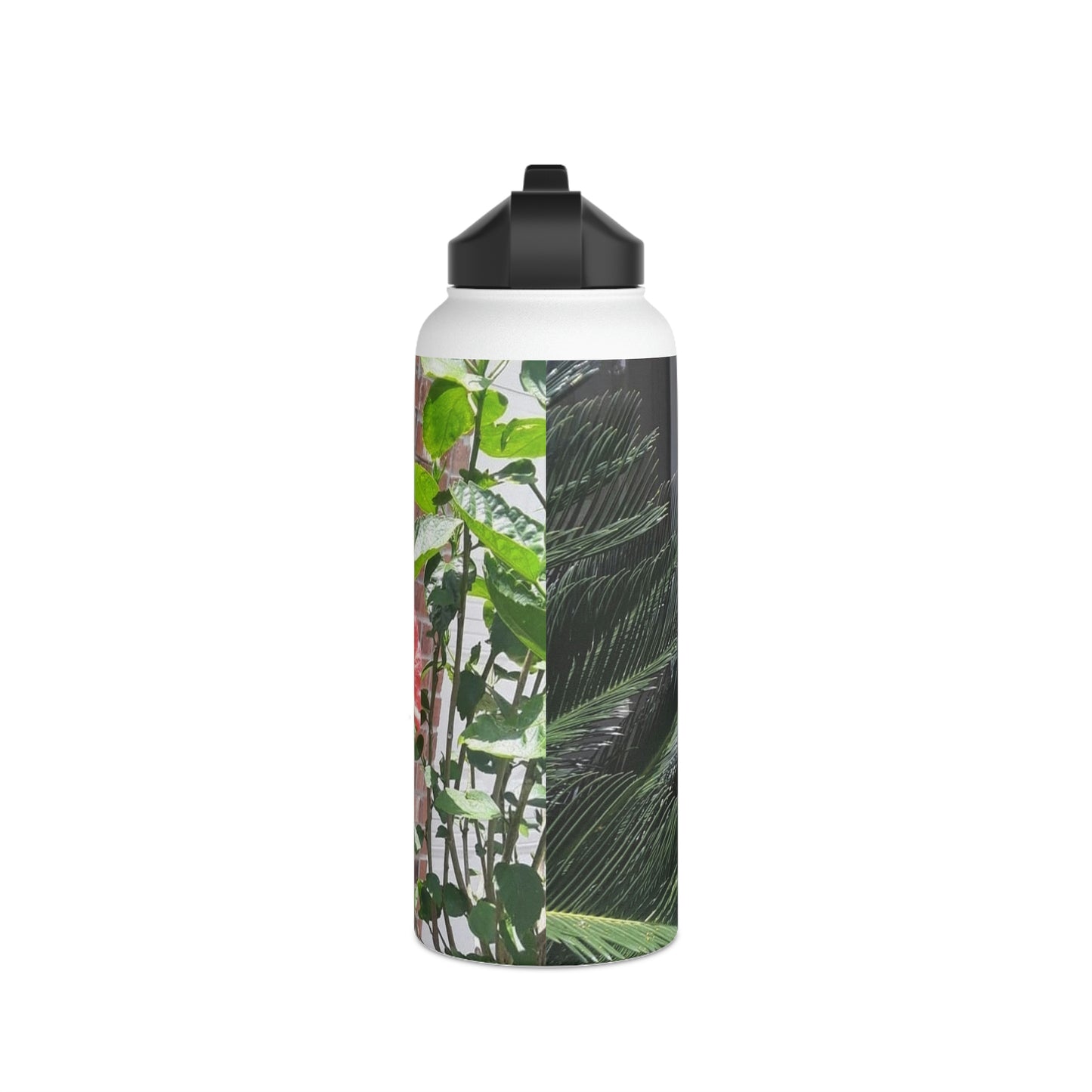 Peach Hibiscus | Stainless Steel Water Bottle, Standard Lid | High Bloom Collection | Life By Ortavia