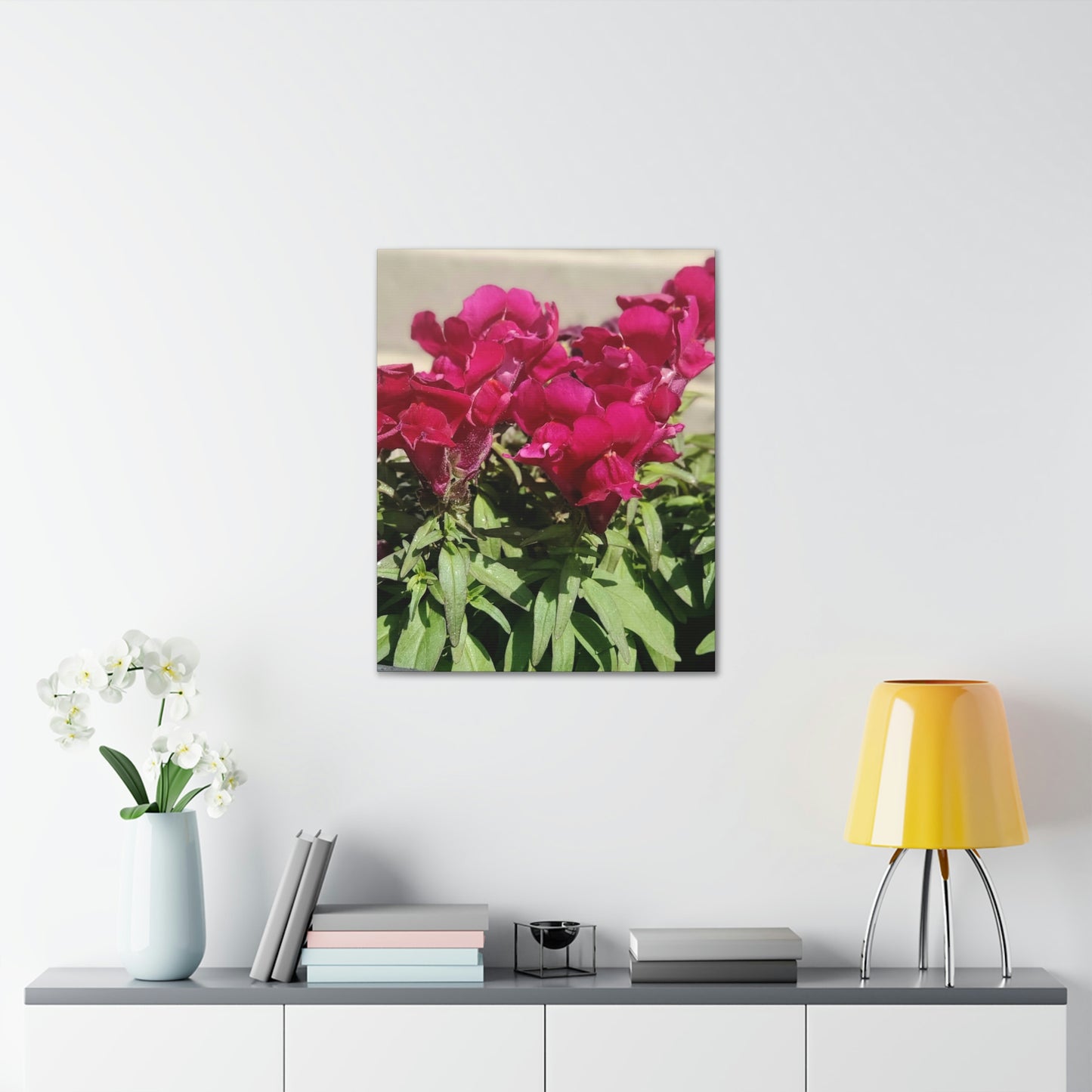 Magenta Snapdragon | Wall Art Canvas | High Bloom Collection | Life By Ortavia