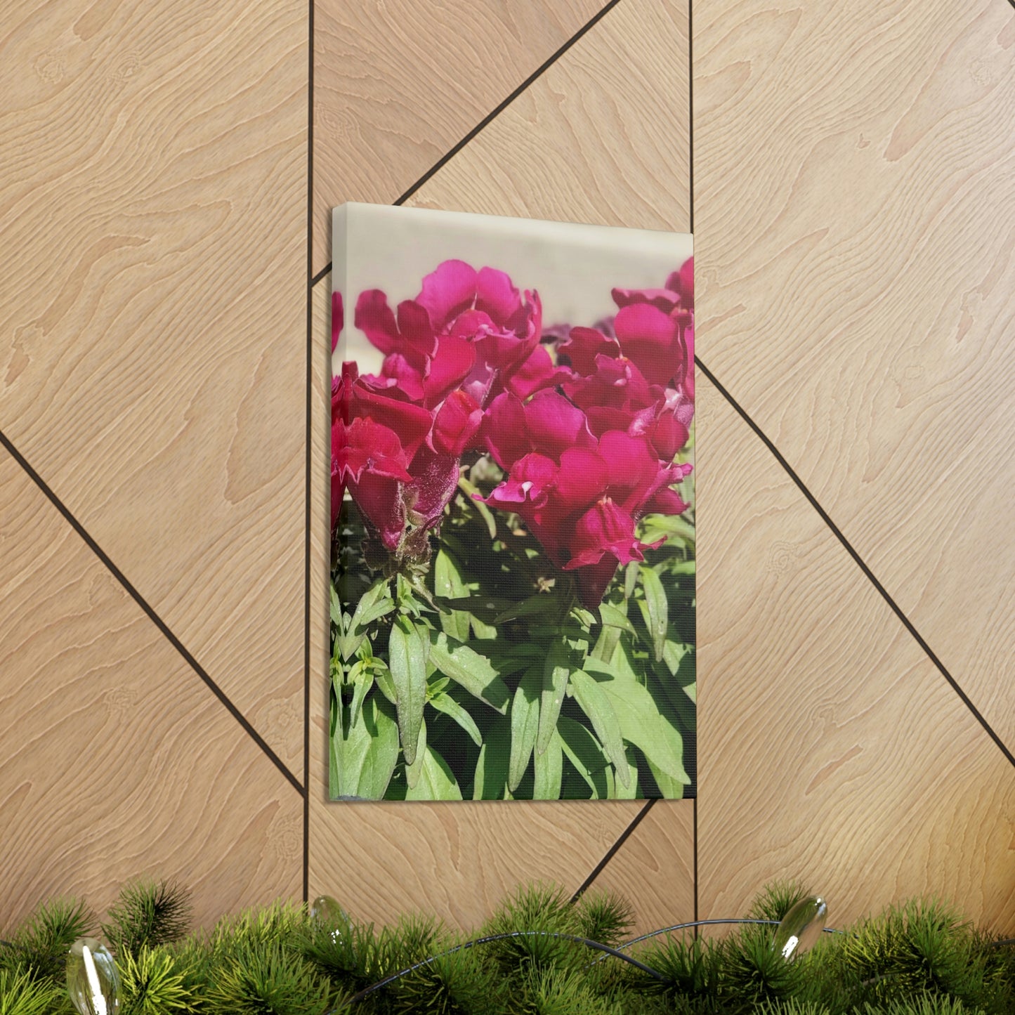 Magenta Snapdragon | Wall Art Canvas | High Bloom Collection | Life By Ortavia