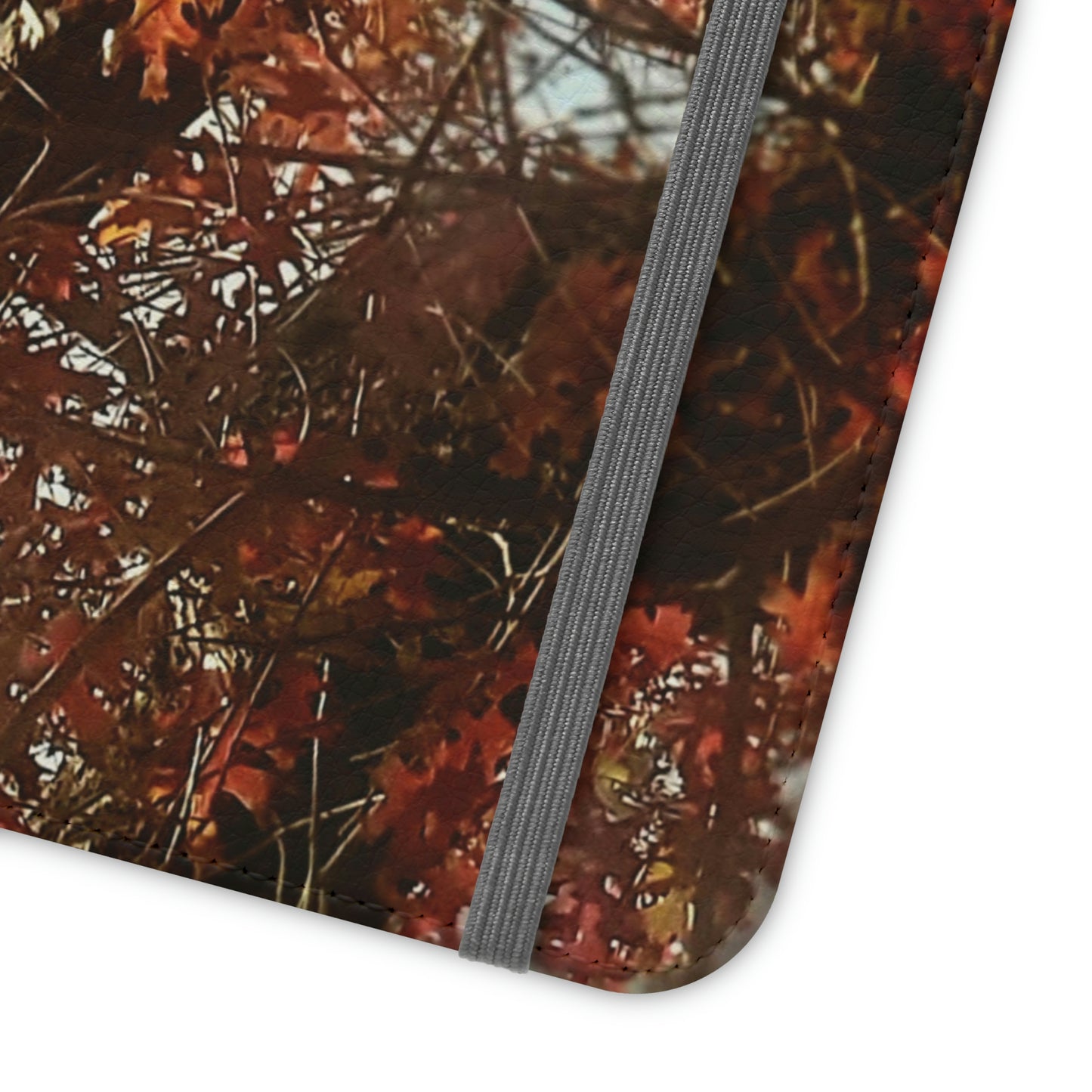 Red Autumn Leaves | Folio Phone Case | High Bloom Collection | Life By Ortavia