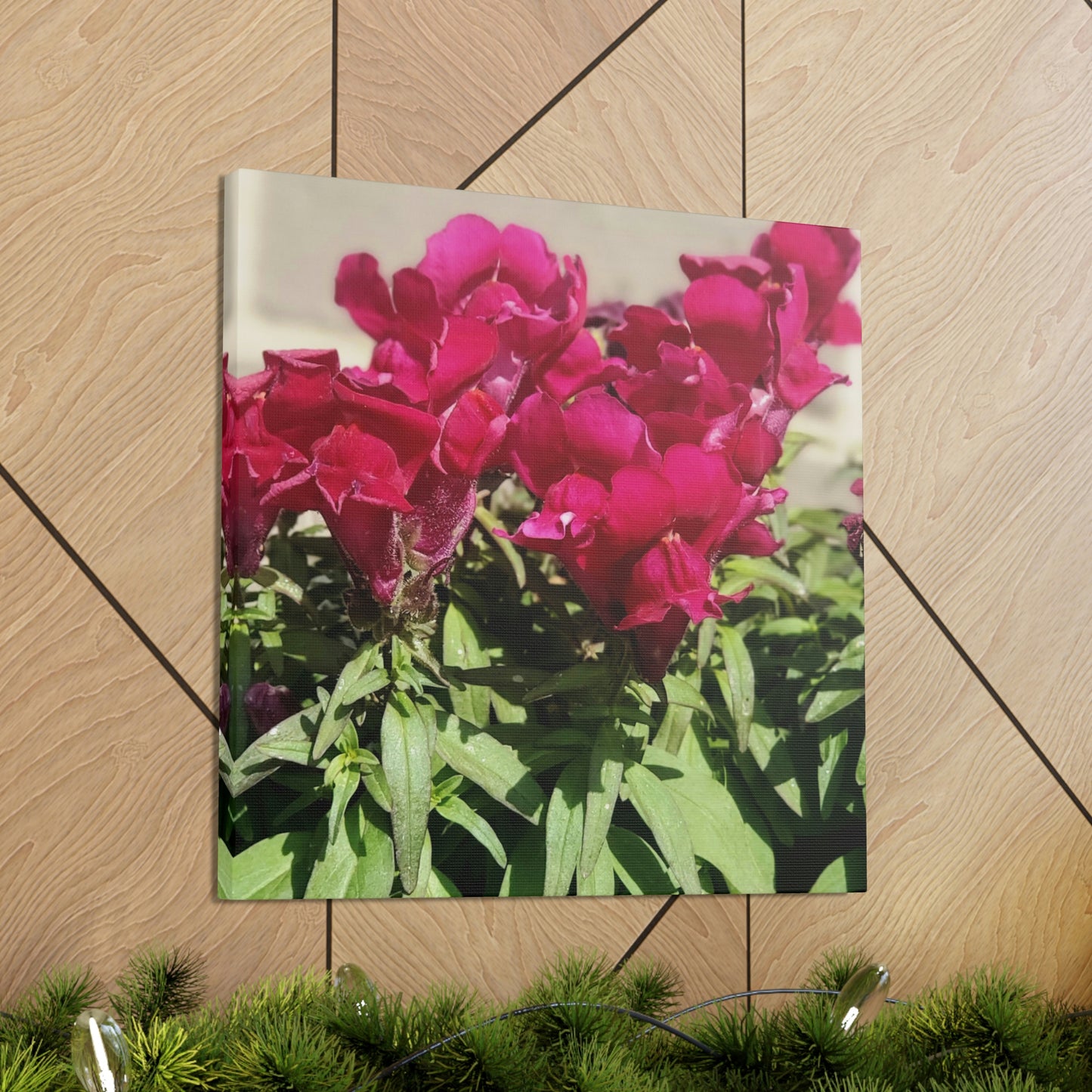 Magenta Snapdragon | Wall Art Canvas | High Bloom Collection | Life By Ortavia