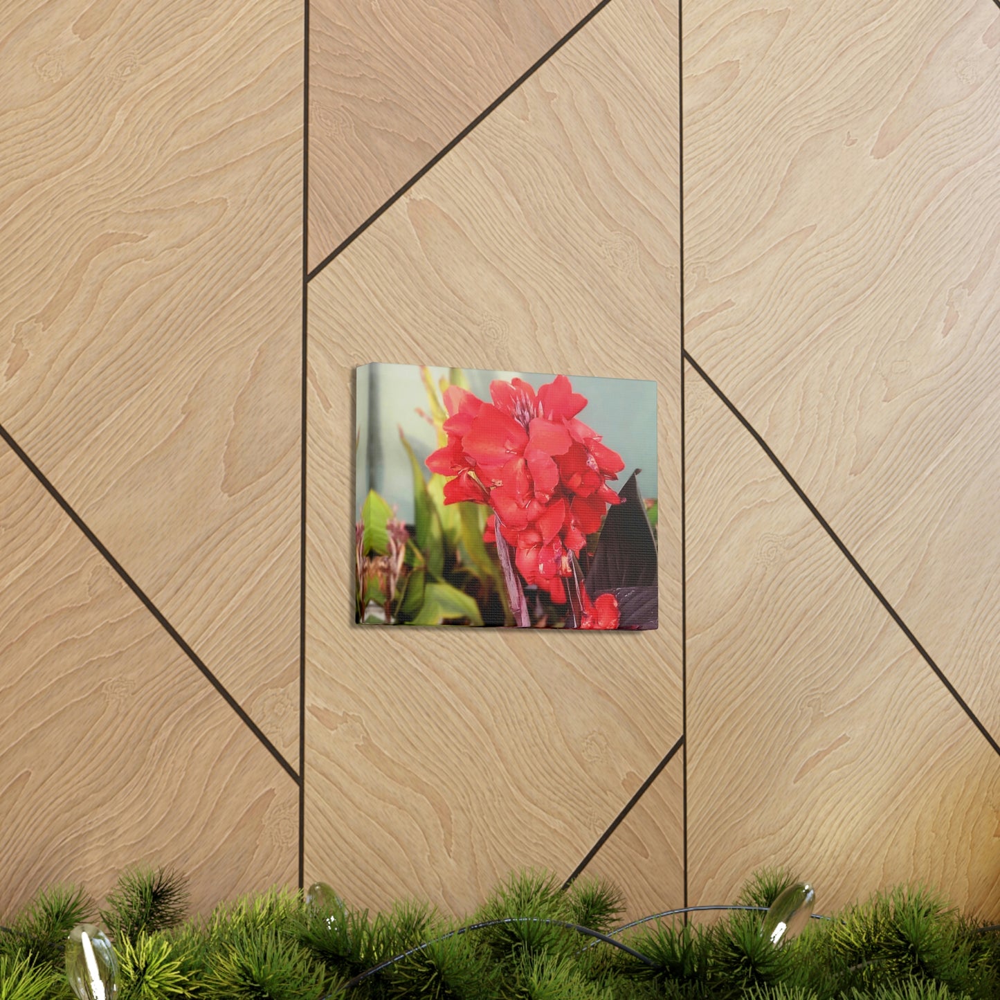 Red Canna | High Bloom Collection | Wall Art Print | Life By Ortavia
