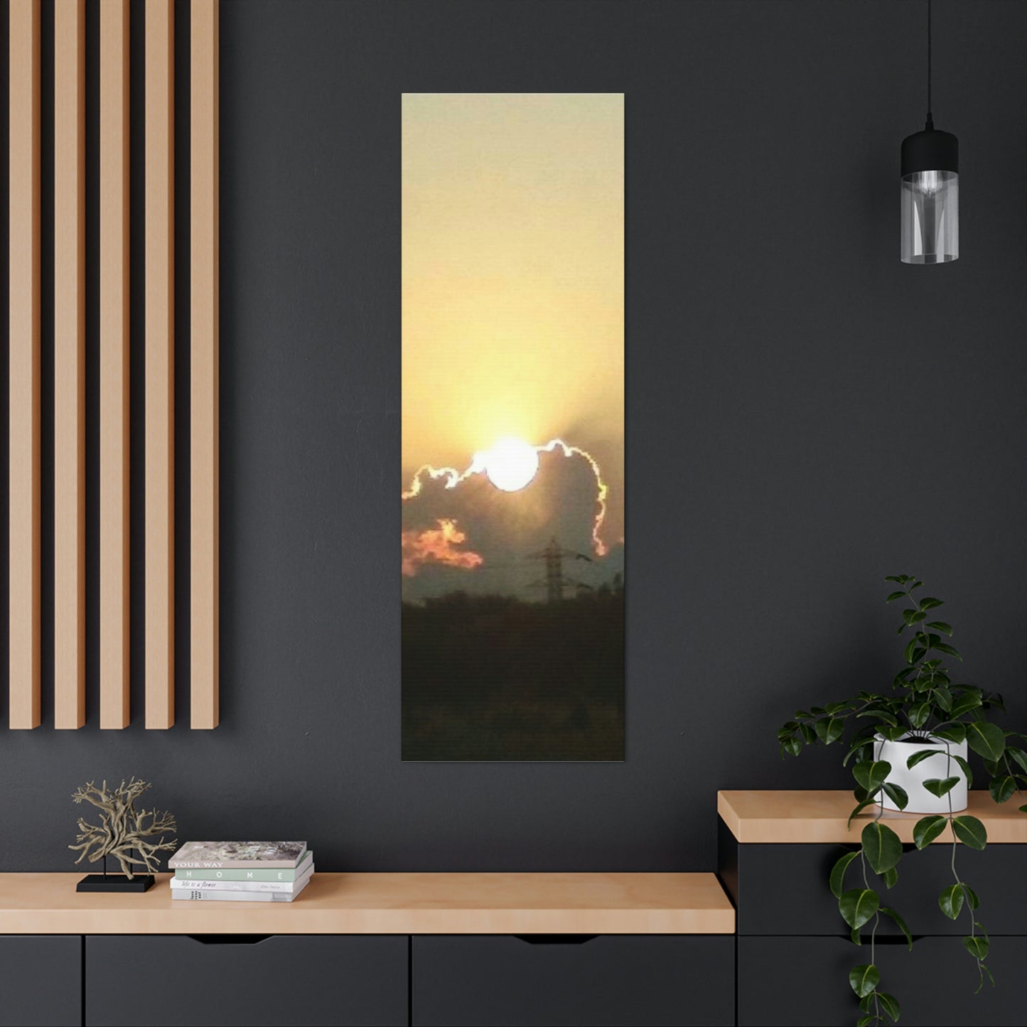 Sun in the Clouds | Wall Art Canvas | Heavens Collection | Life By Ortavia