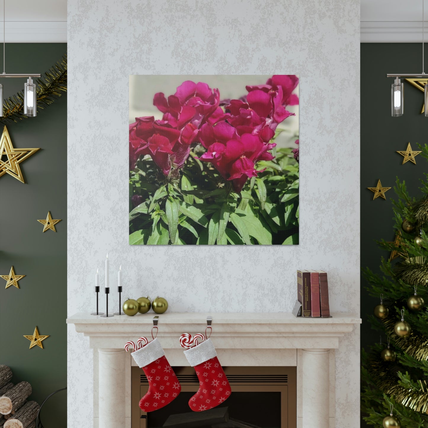 Magenta Snapdragon | Wall Art Canvas | High Bloom Collection | Life By Ortavia