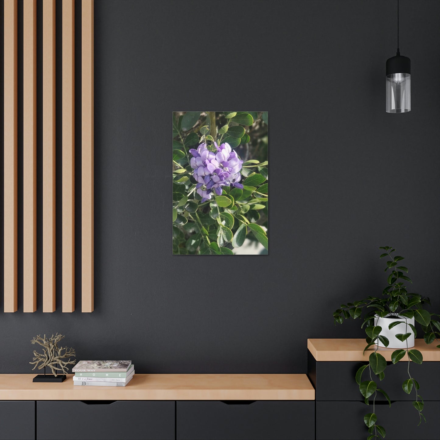 Purple Texas Mountain Laurel | Wall Art Canvas